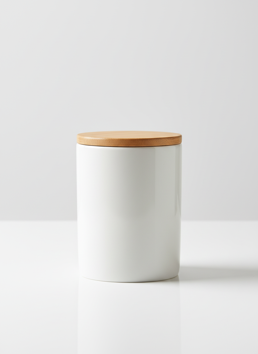White Ceramic Jar Kitchen